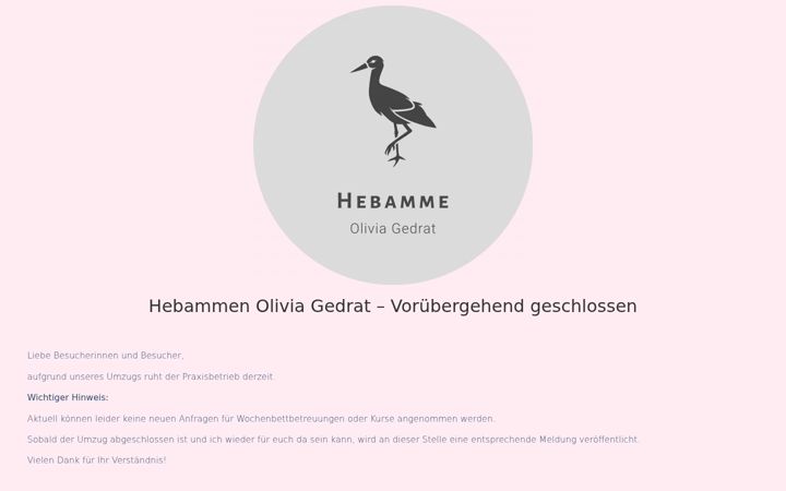 Képernyőkép: hebamme-gedrat.de