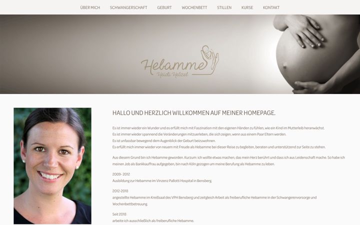 Képernyőkép: hebamme-heidi.de