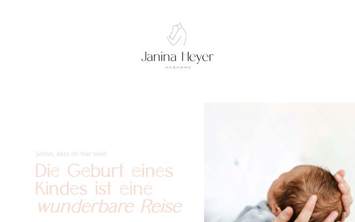 Képernyőkép: hebamme-janinaheyer.de