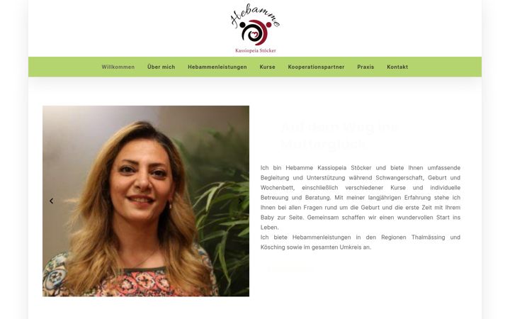 Екранна снимка на hebamme-kassiopeia-stoecker.de