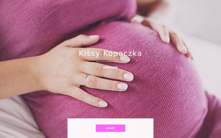 Екранна снимка на hebamme-kissy.de
