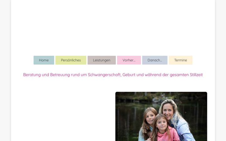 Screenshot di hebamme-ninawalcher.de