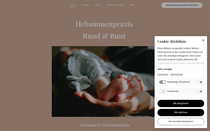 Screenshot di hebamme-paula-niksch.de