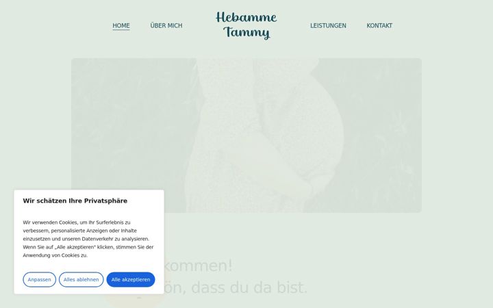 Screenshot von hebamme-tammy.de