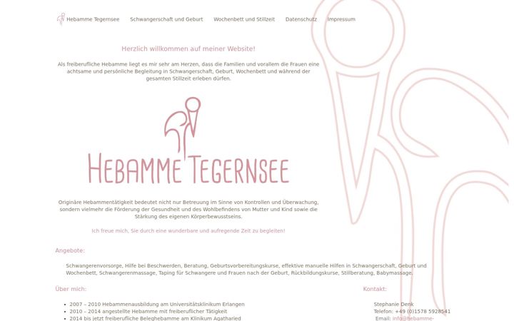 Screenshot von hebamme-tegernsee.de