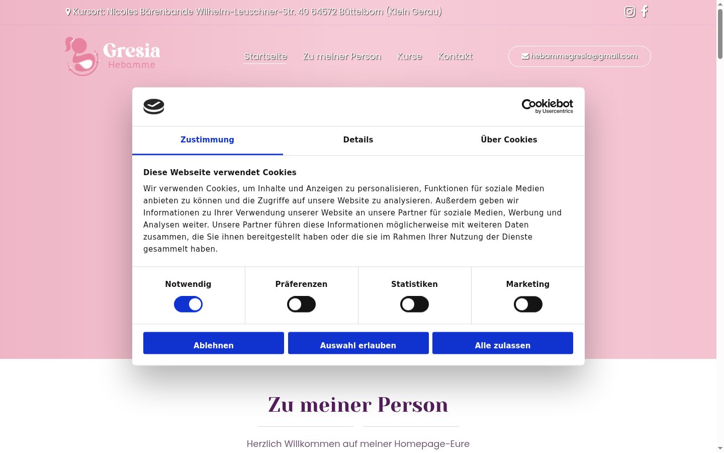 Snímek obrazovky baneru souhlasu zobrazeného před jakoukoli interakcí