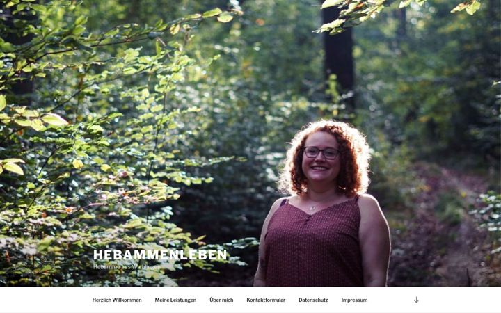 Screenshot of hebammenleben.de