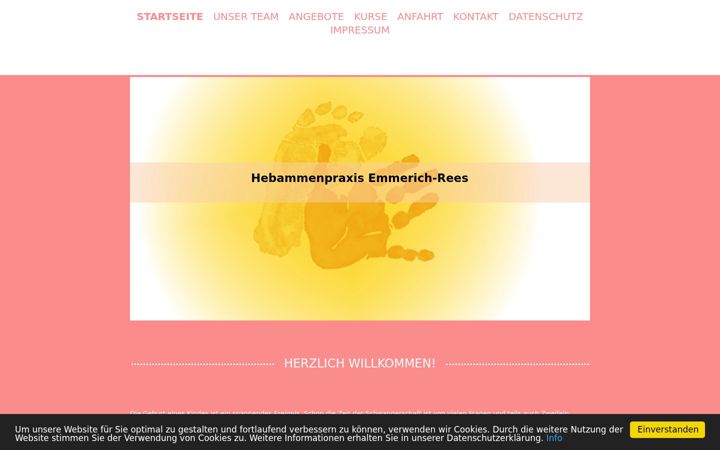 Screenshot of hebammenpraxis-emmerich.de