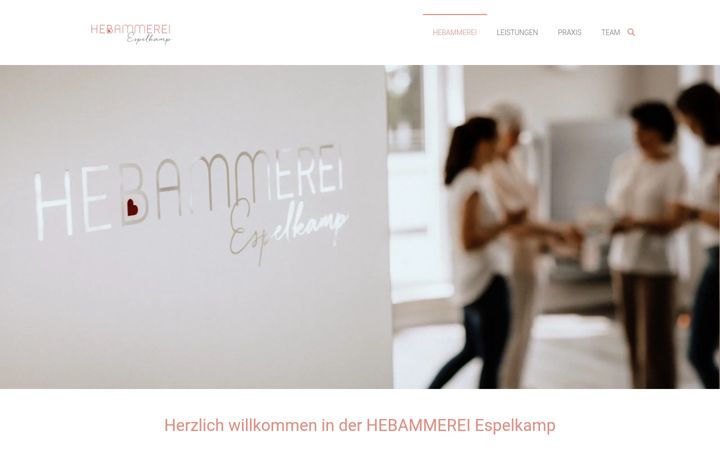 Screenshot of hebammerei-espelkamp.de