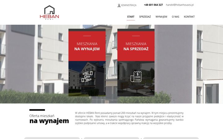Screenshot of heban-rent.pl