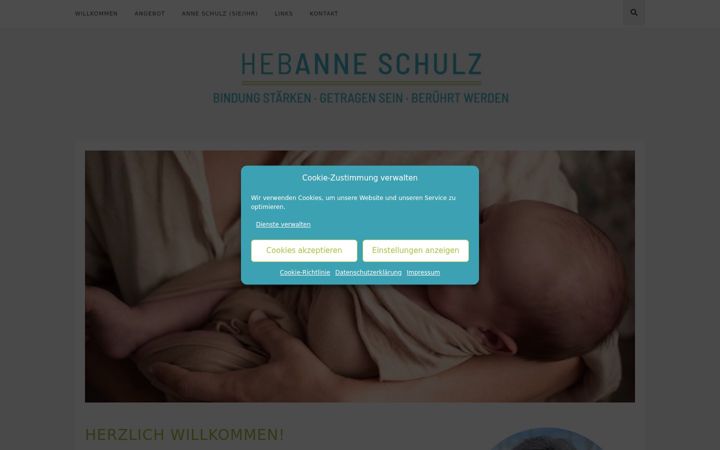 Screenshot of hebanne-schulz.de