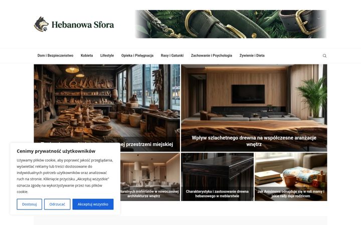 Screenshot of hebanowasfora.pl