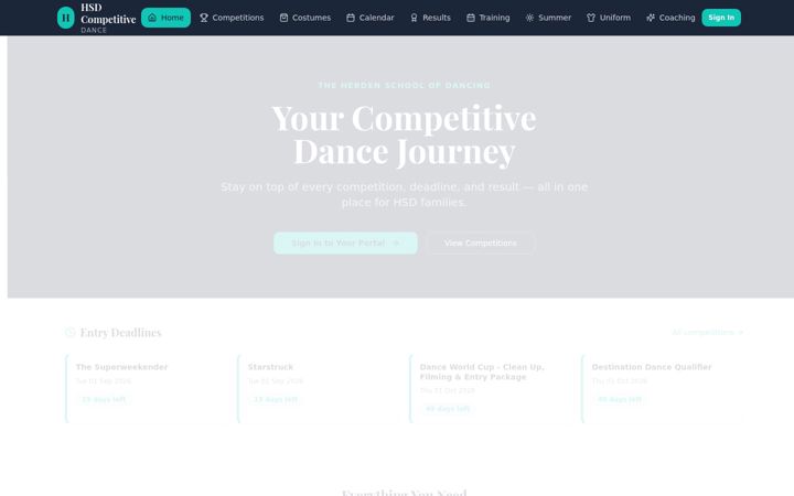 Screenshot of hebdencomp.co.uk