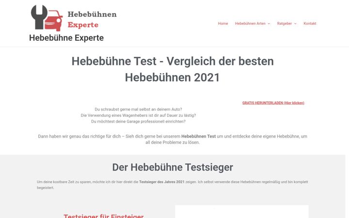 Screenshot of hebebuehne-experte.de