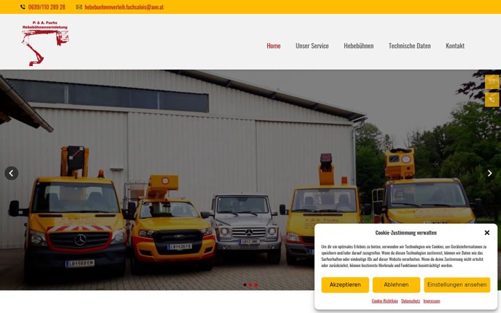 Screenshot of hebebuehnen-leibnitz.at