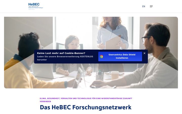 Screenshot of hebec-network.eu