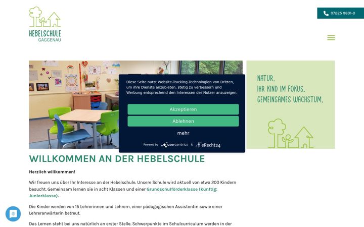 Екранна снимка на hebelschule-gaggenau.de