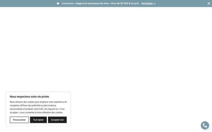 Screenshot of hebergementmirabel.ca