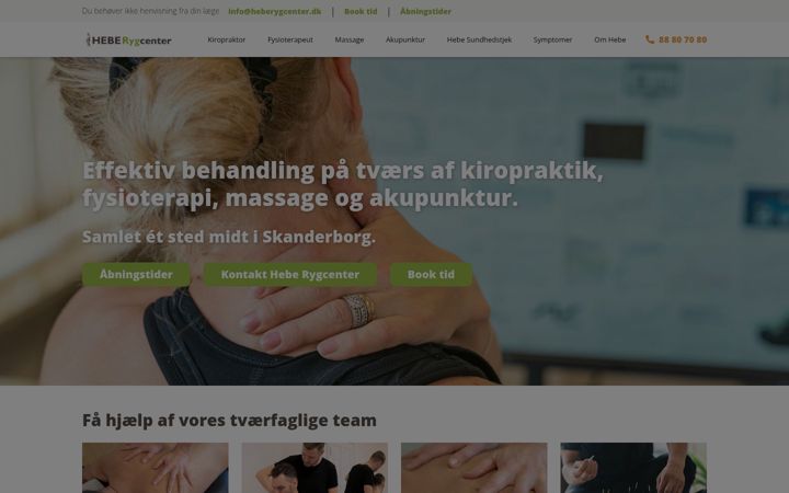 Screenshot of heberygcenter.dk