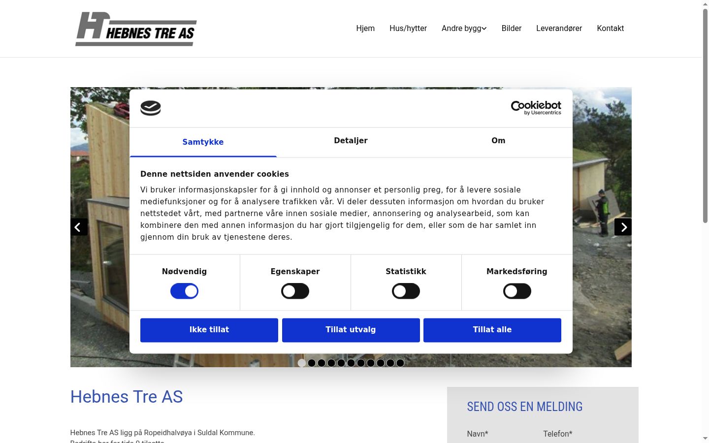 Screenshot tal-banner tal-kunsens muri qabel kwalunkwe interazzjoni