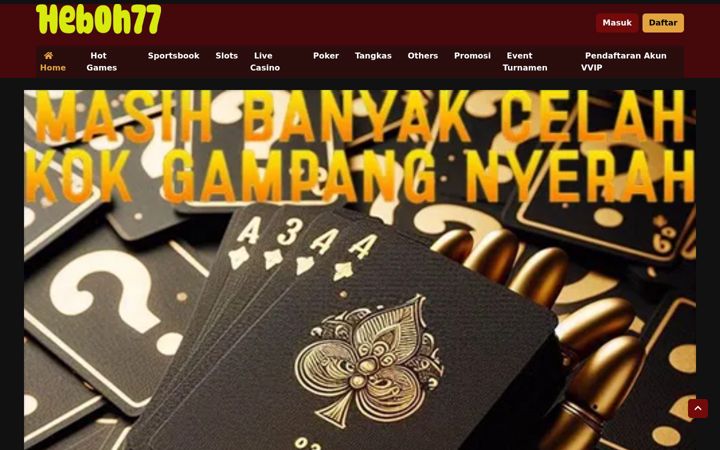 Screenshot of heboh77.com