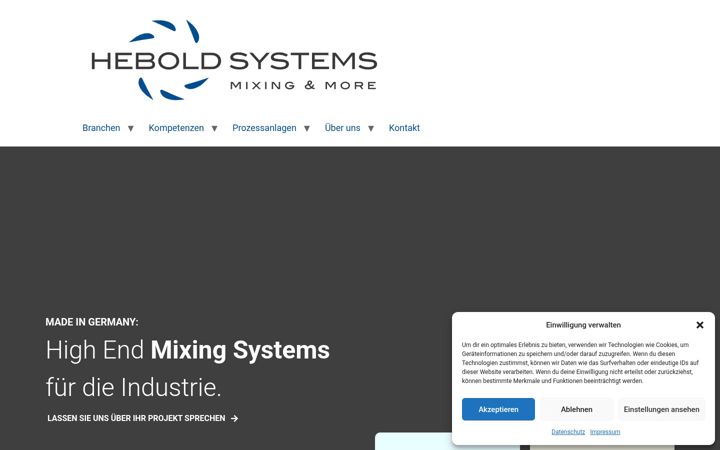 Screenshot of hebold-systems.de