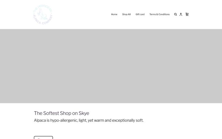 Screenshot of hebridean-alpacas.co.uk