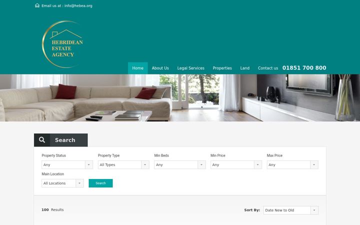 Screenshot of hebridean-estate-agency.co.uk