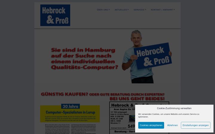 Screenshot of hebrock-pross.de