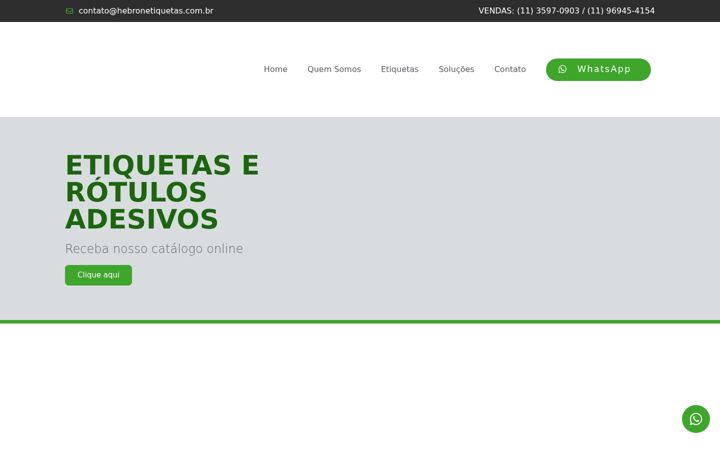 Screenshot of hebronetiquetas.com.br