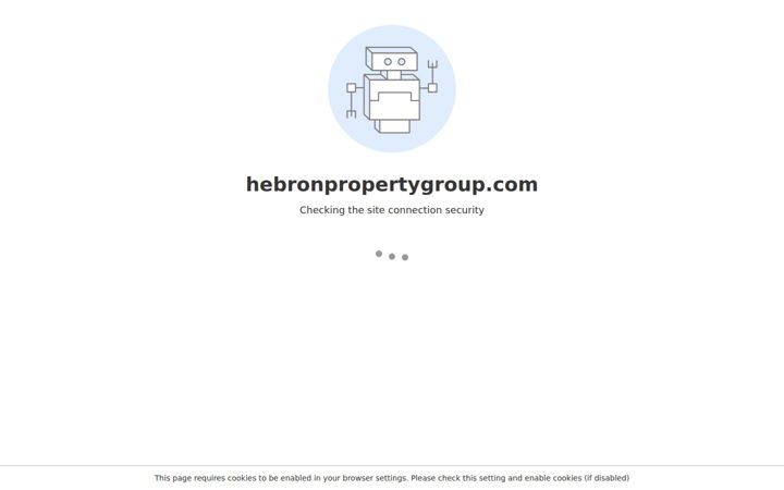 Posnetek zaslona hebronpropertygroup.com