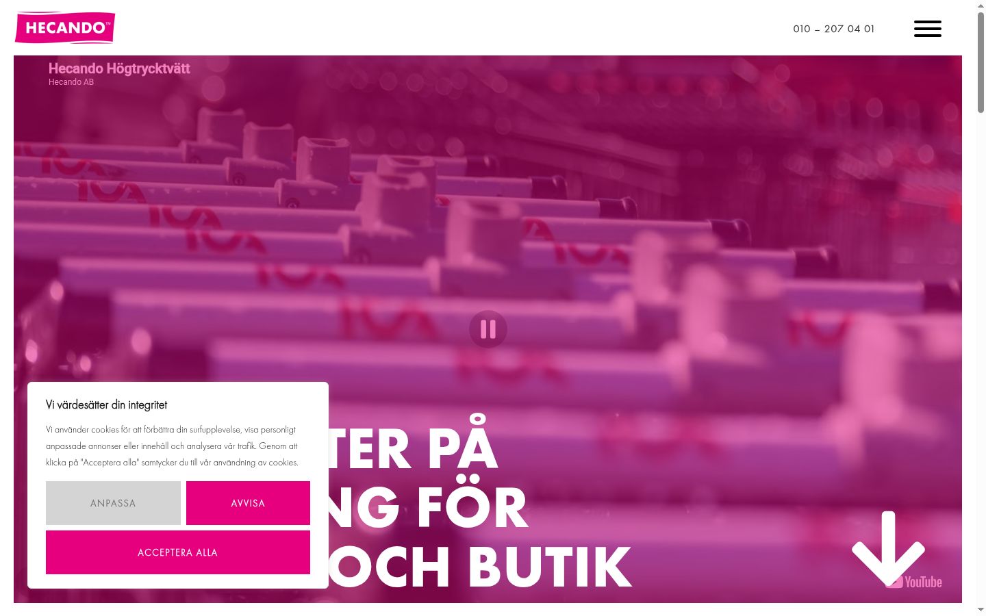 Screenshot tal-banner tal-kunsens muri qabel kwalunkwe interazzjoni