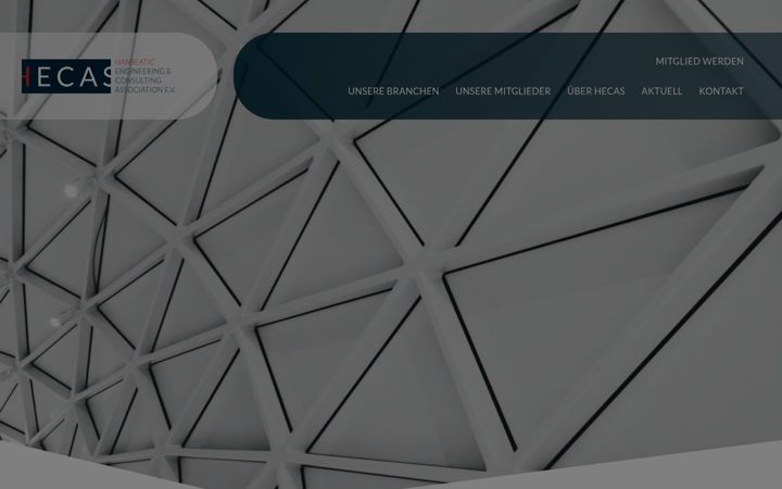 Screenshot of hecas-ev.de