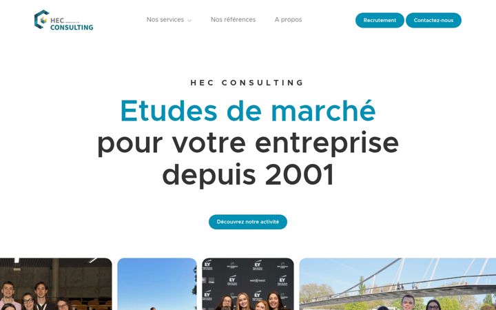 Screenshot of heccg.com