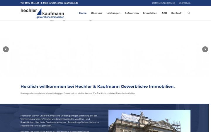 Screenshot of hechler-kaufmann.de