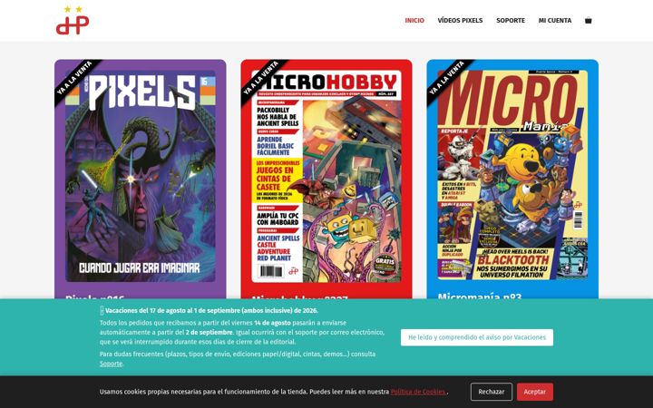 Screenshot of hechoconpixels.com