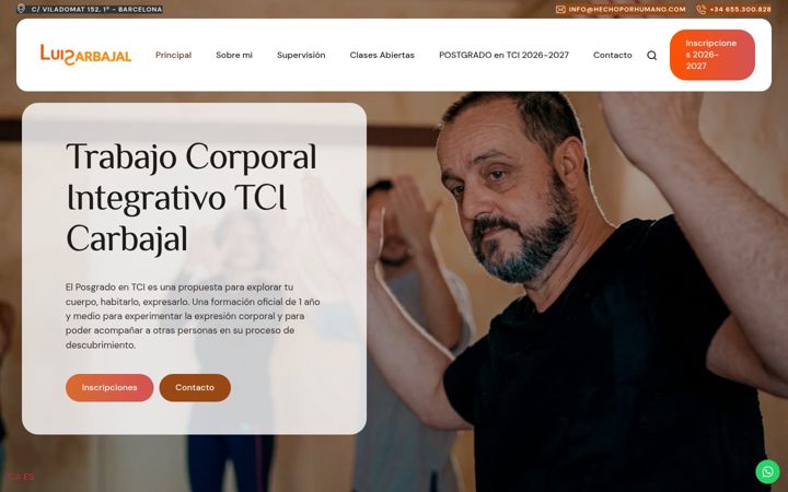 Screenshot of hechoporhumano.com