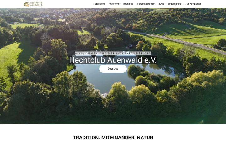 Ekrānuzņēmums no hechtclubauenwald.de