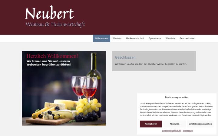 Ekrānuzņēmums no heckenwirtschaft-neubert.de