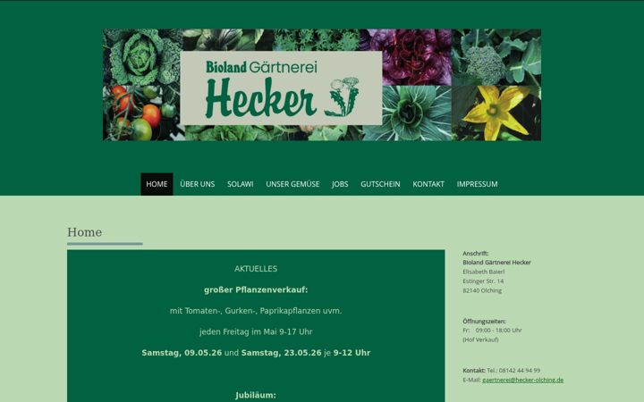 Ekrānuzņēmums no hecker-olching.de