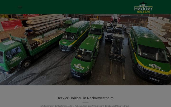 Captura de pantalla de heckler-holzbau.de