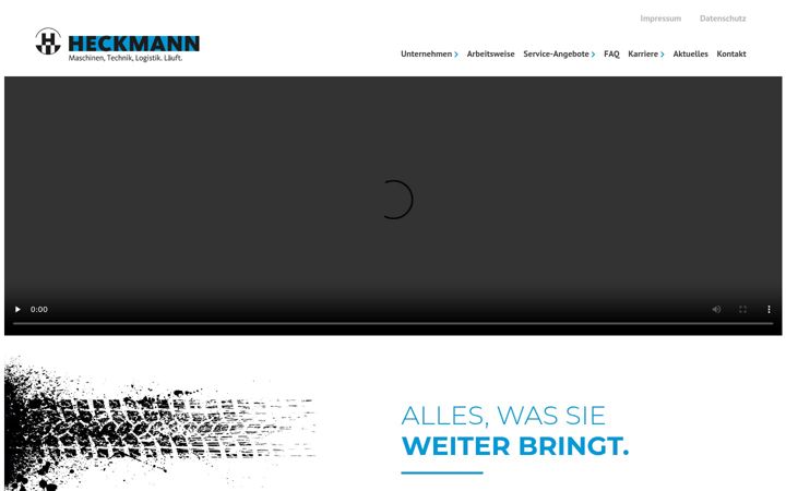 Captura de pantalla de heckmann-service.de