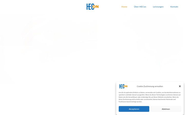 Screenshot of hecon.at