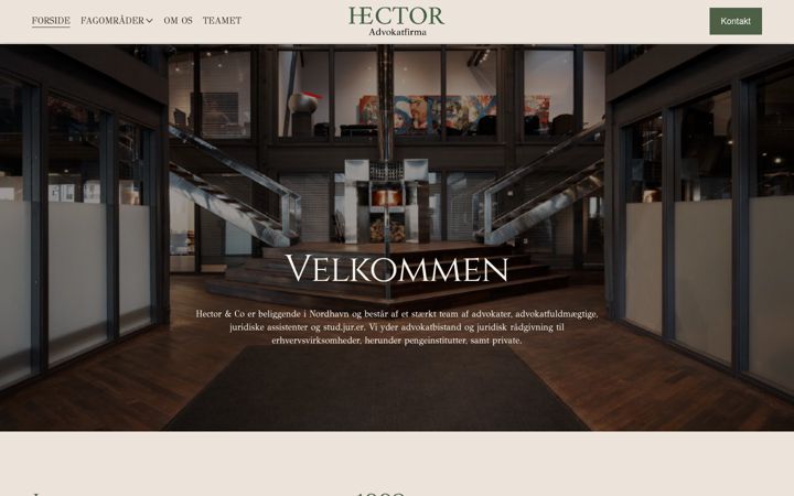 Screenshot di hector-co.dk