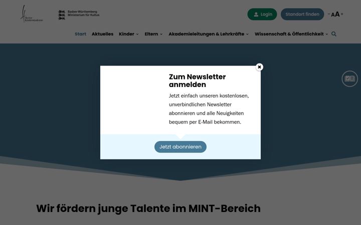 Captura de pantalla de hector-kinderakademie.de