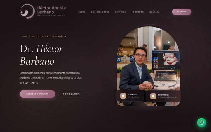 Screenshot of hectorandres.com.br
