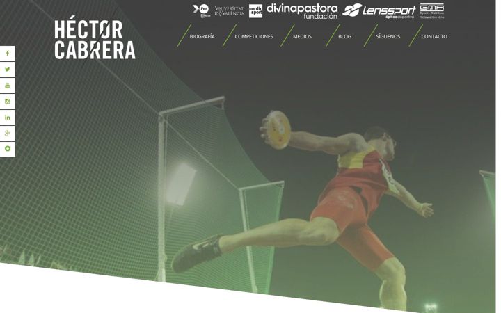 Screenshot of hectorcabrera.net