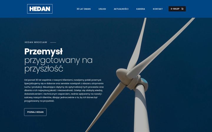 Screenshot of hedan.pl