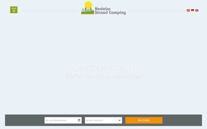 Captura de pantalla de hedebocamping.de
