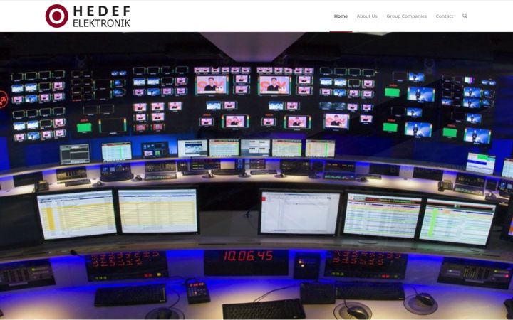 Screenshot of hedefelektronik.com.tr